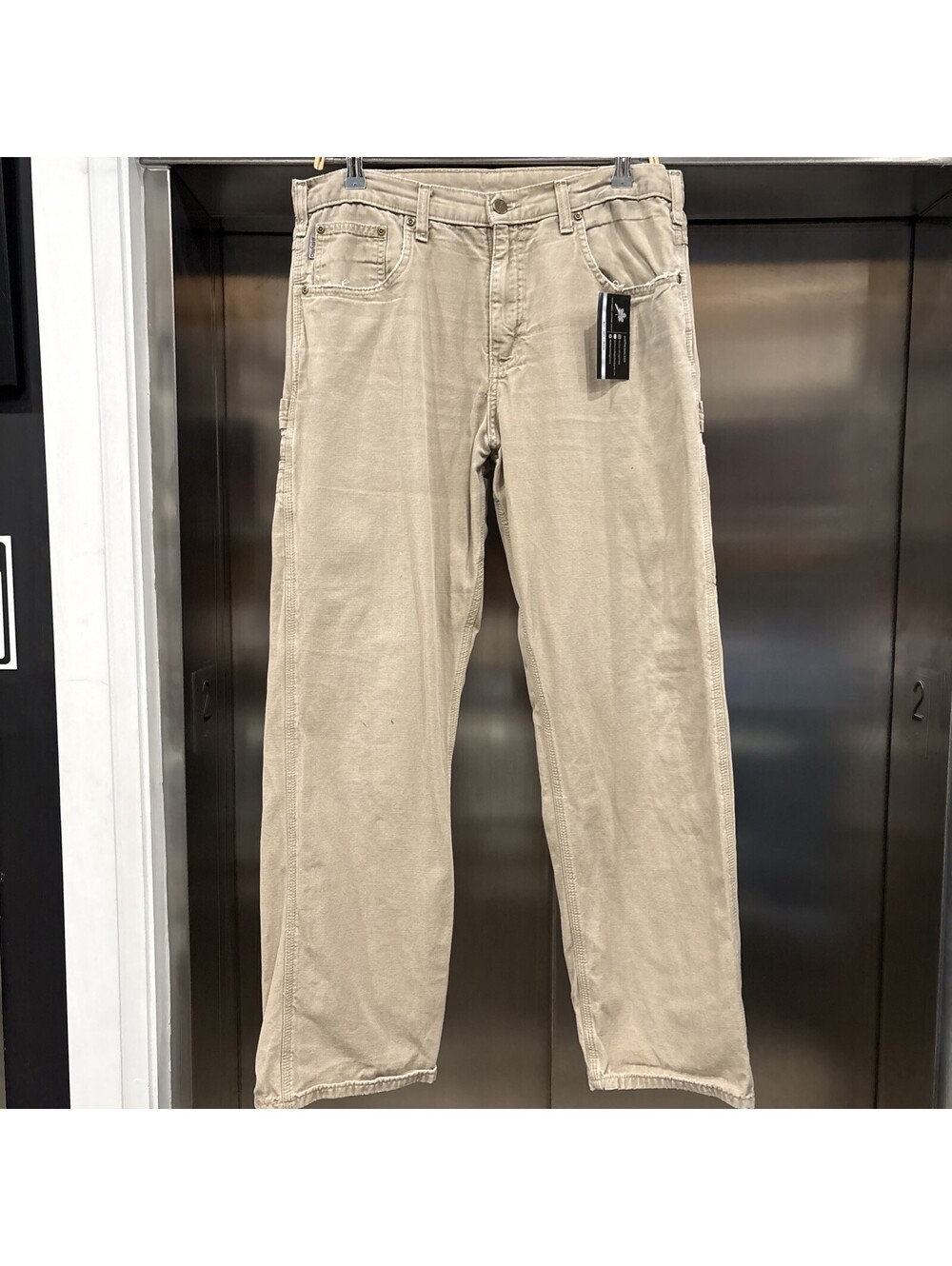 Vintage Carhartt Light Brown Carpenter pants 34x32